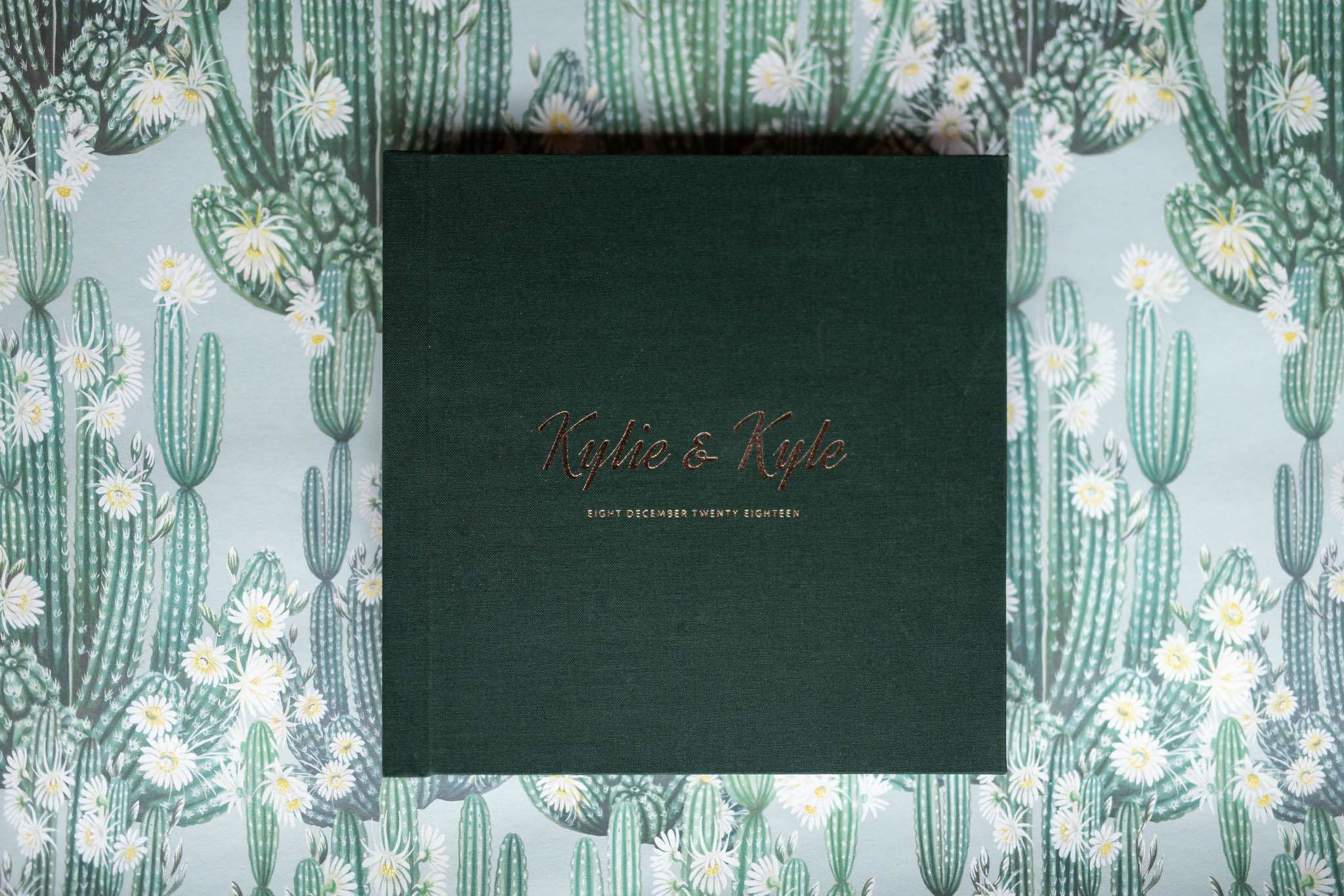 Wedding Guest Book - Linen Album Cover