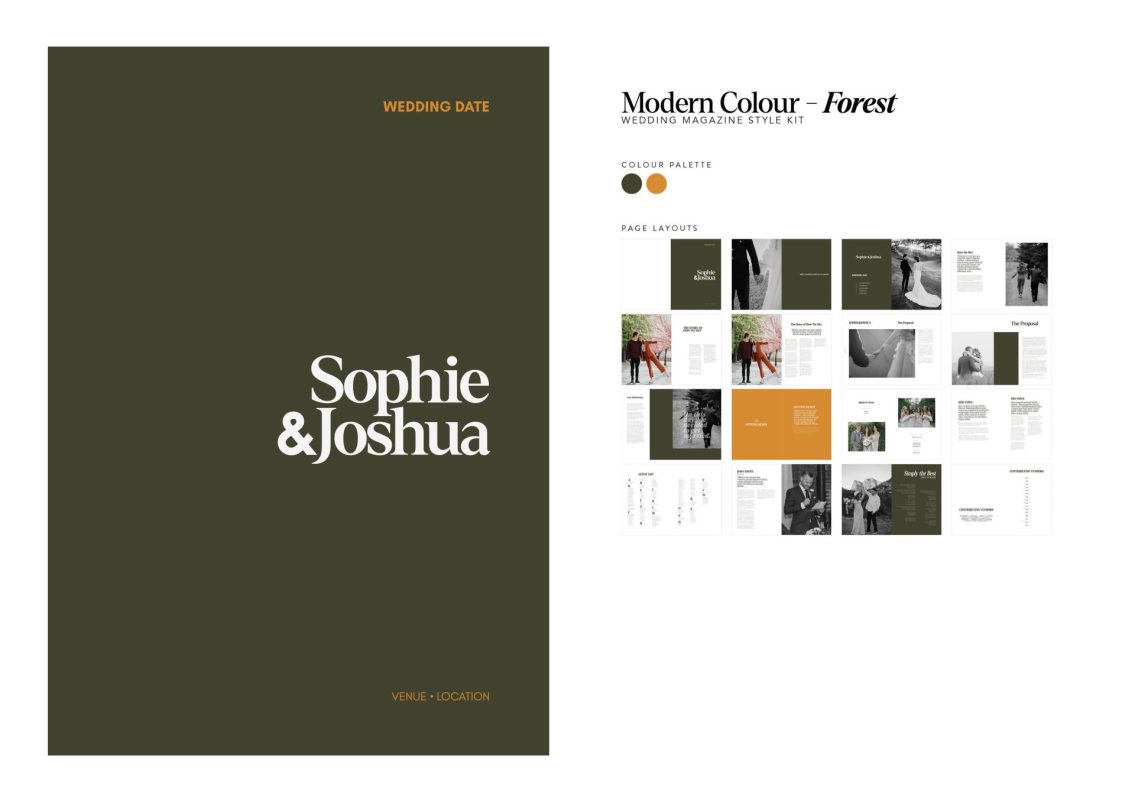 Modern Wedding Magazine - Forest Style Kit