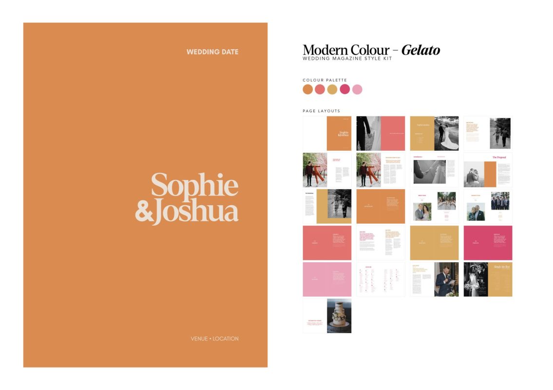 Modern Wedding Magazine - Gelato Style Kit