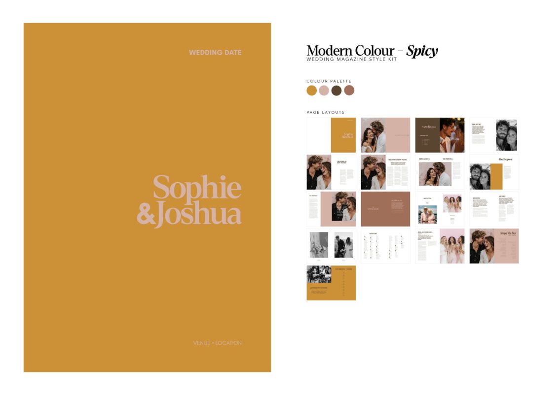 Modern Wedding Magazine - Spicy Style Kit